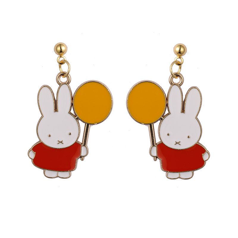 Epoxy Rabbit Multi-color Earrings$0.9~1.4