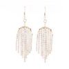 Brass tassel earring with gold color chain for sales $1.0--$1.2