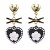 black Heart Earrings$0.9~1.4