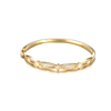 Fashion styles closed Bangle with pink stone $3.5-$4.3