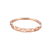 Fashion styles closed Bangle with pink stone $3.5-$4.3