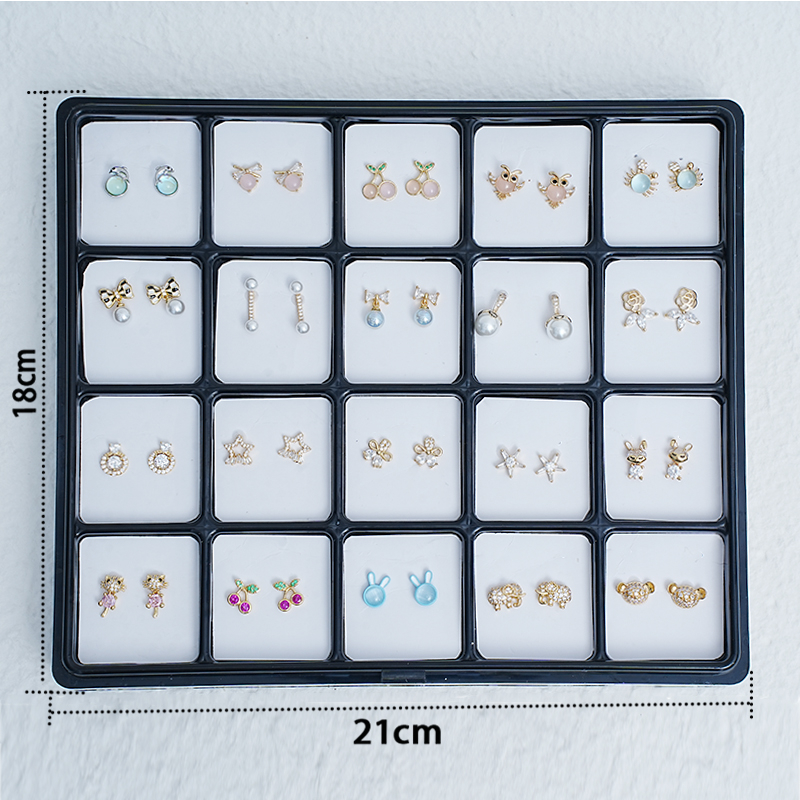 Earring in packing box wholesale BE011-5X4