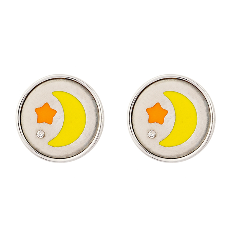DIY Moon and Star Studs in stock E0049-1