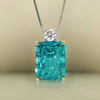 Super Flash Mint Green Gemstone Necklace NTB027