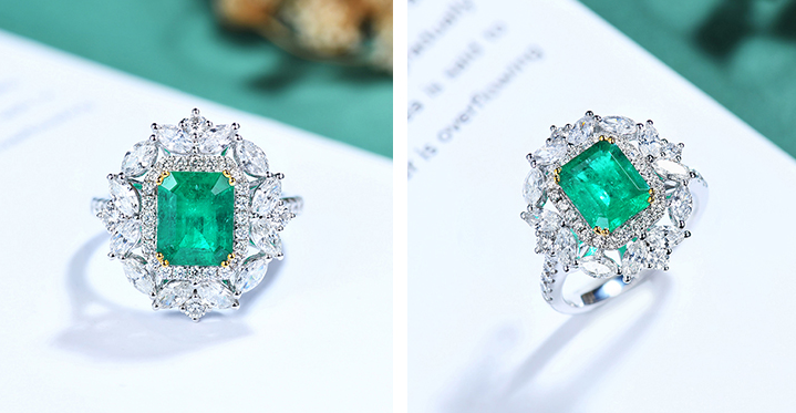 Green Gemstone Ring RTB139