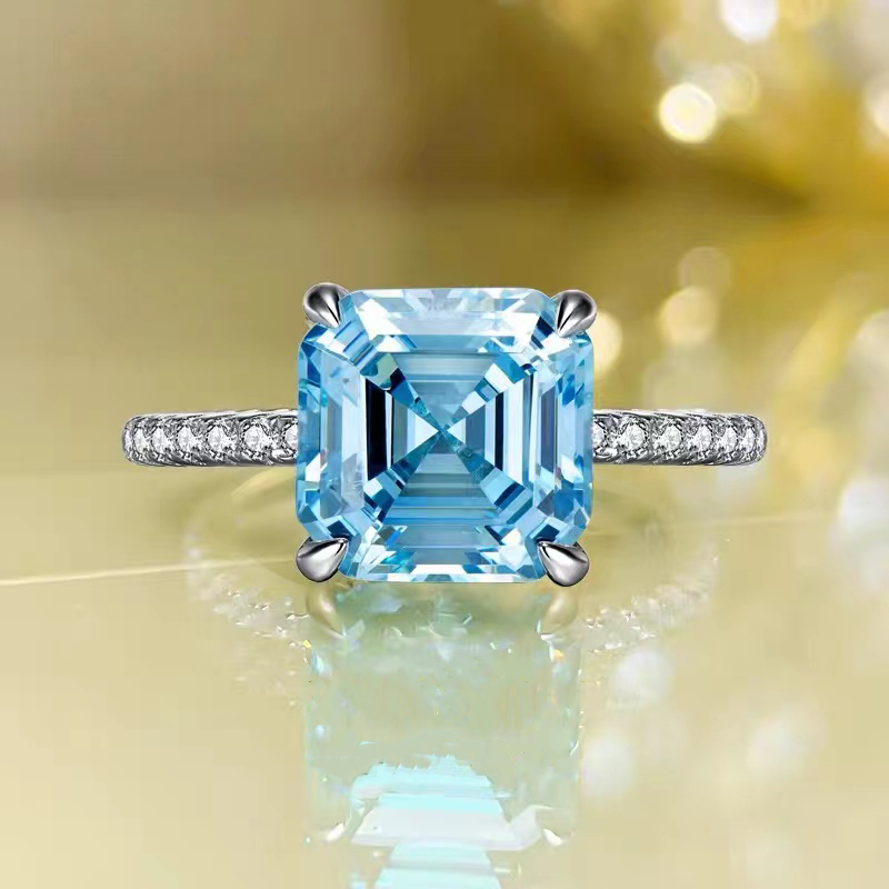 Sea Blue Gemstone Ring RTB046