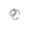 Antique Silver CZ Ring