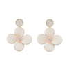 In-stock Salmon Pink Floral Earrings$2.1~2.6