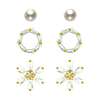 In-stock Multi-piece Set Cz Earrings$2.65~3.1