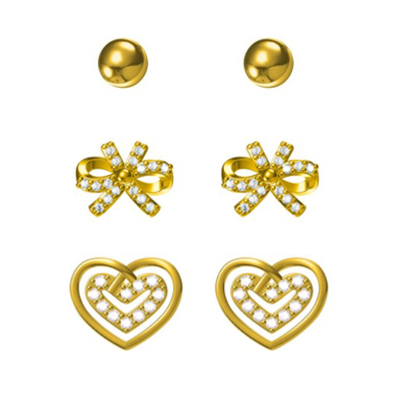 In-stock Multi-piece Set Cz Earrings$1.89~2.3