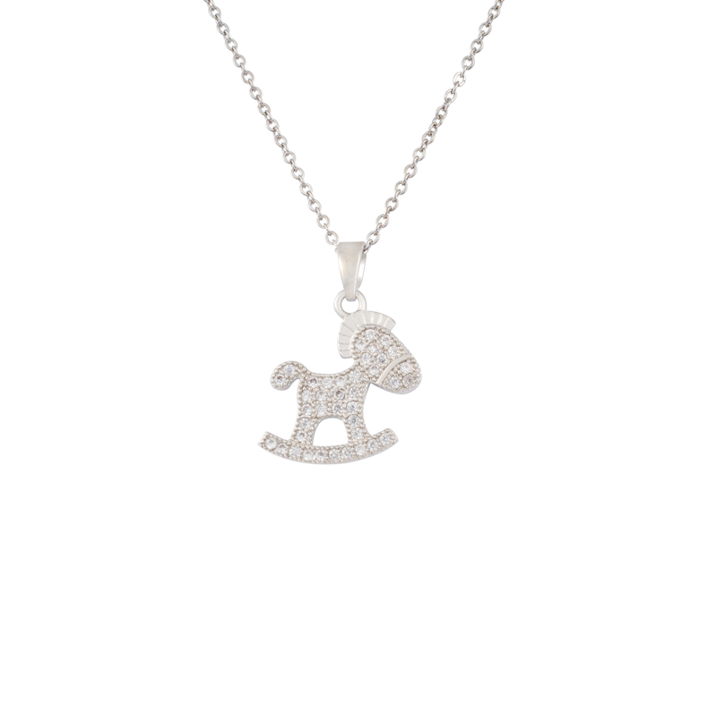 Toy Horse Charm Necklace