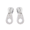 Zipper Head Cz Earrings in Stock