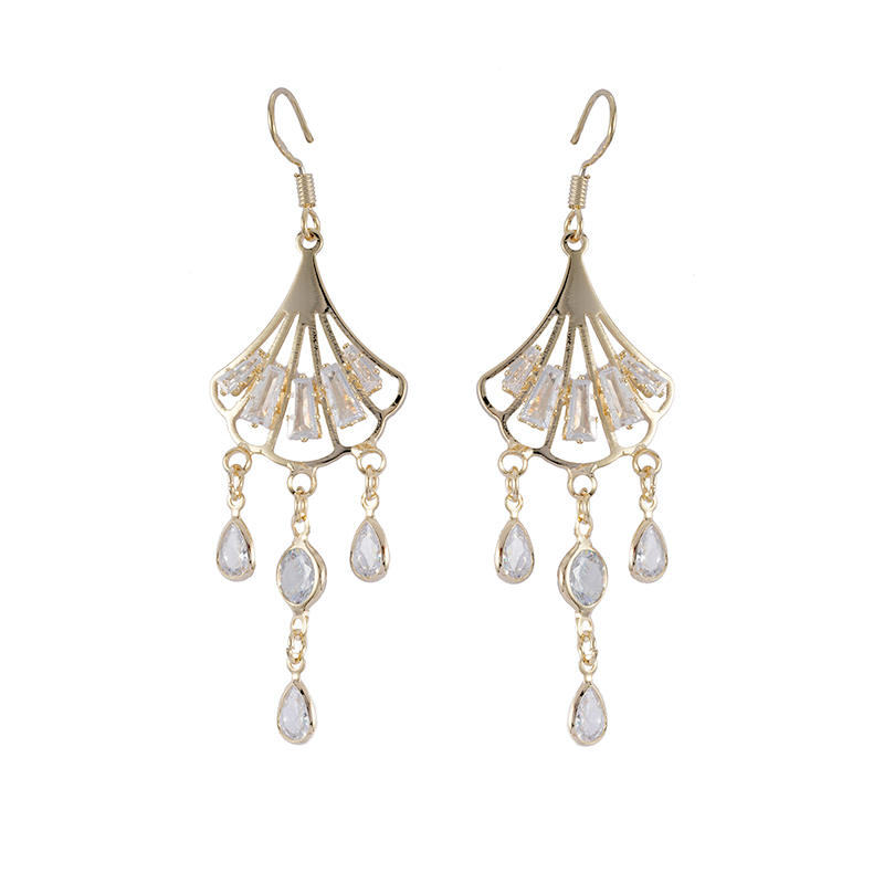 Fashion Bohemia drop cz Earrings   $1.75