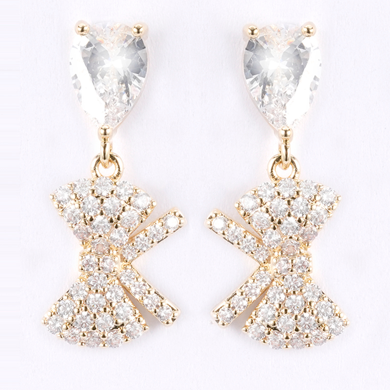 Fashion butterfly knot drop Earrings   
