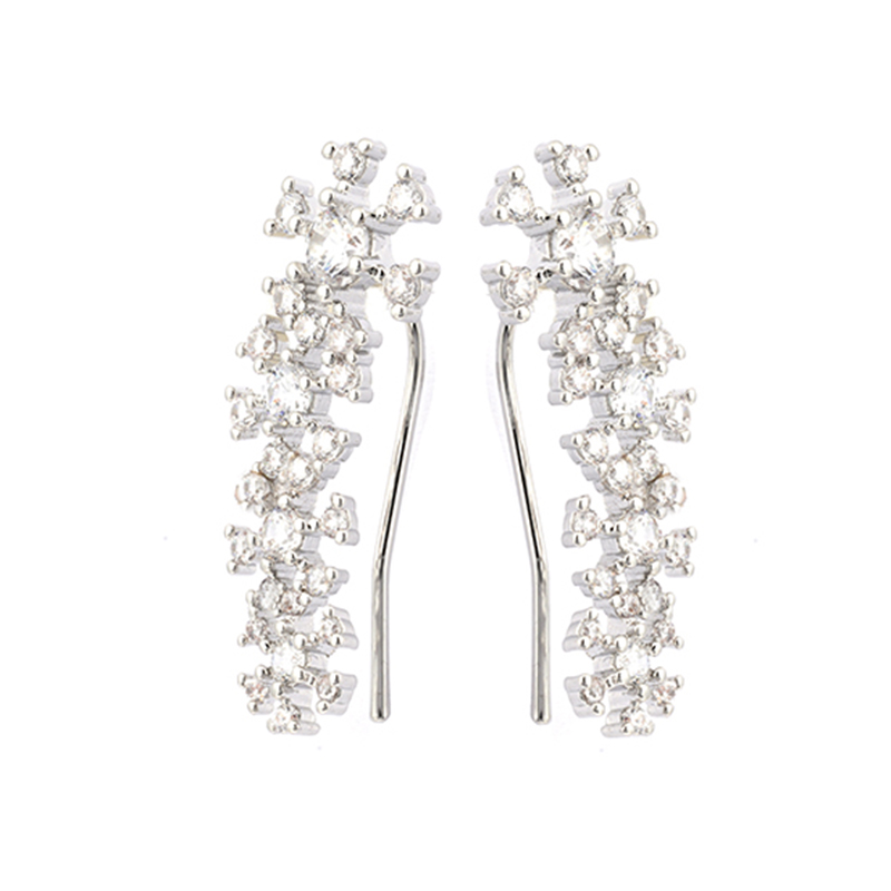 Blossom Stud Earrings 2 Plated Colors