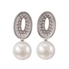 In-stock Pearl Cz Earrings