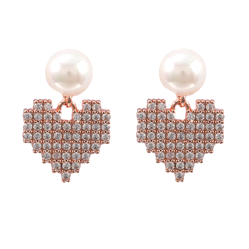 In-stock Pearl Cz Earrings