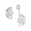 Basic Cz Asymmetric Earrings