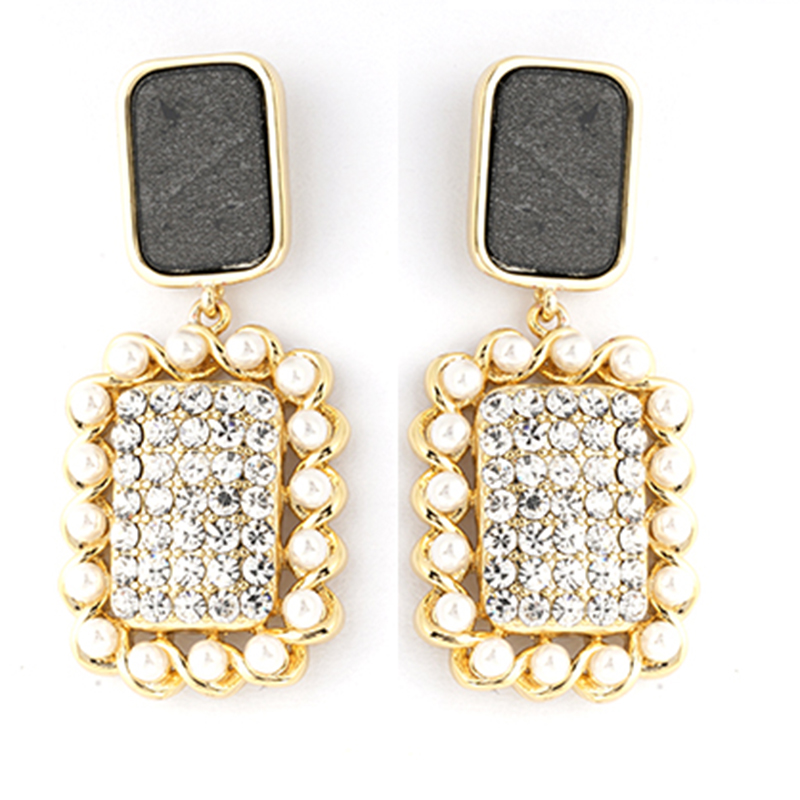 Drop Earrings Available Faux Pearl Decor $2.35-2.85