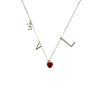 LOVE Cubic Zirconia Necklace in Stock
