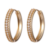 Cubic Zirconia Hoop Earrings $1.0-1.4