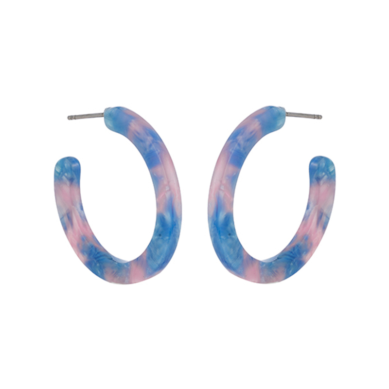 Acetate Multi-color Earrings $0.5~1.0