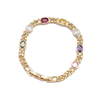 Fashion styles closed bracelet with multiple color stone $4.0-$4.7