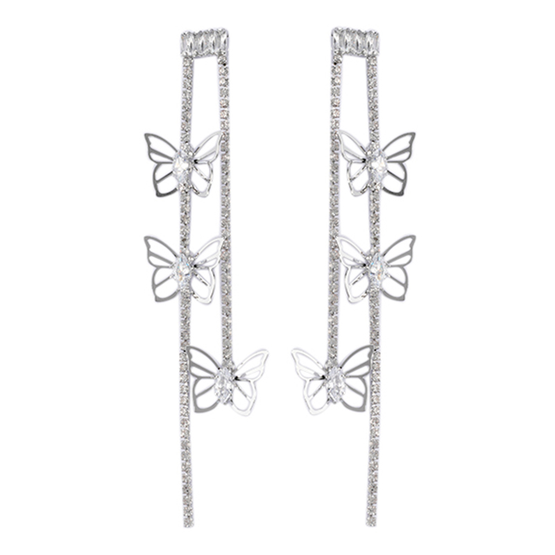  tassel earring with butterfly for sales $3.3-0-$3.9