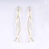  Tassel earring with stone chain for women $1.0--$1.5