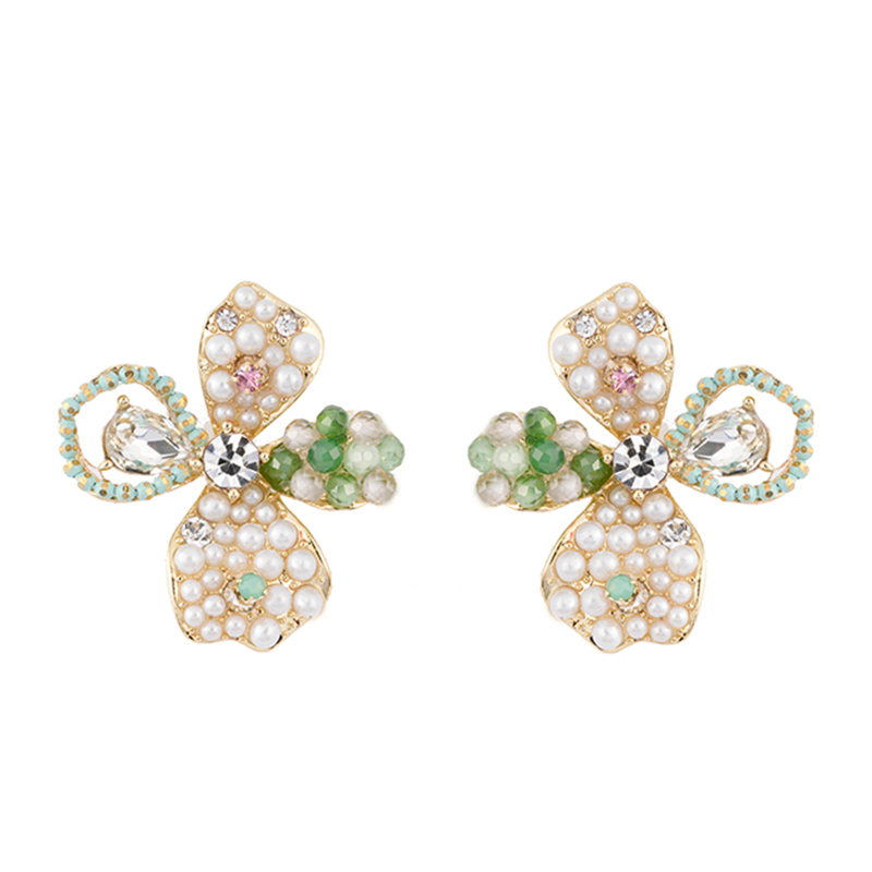 Flower Beads Multi-color Earrings$2.5~30
