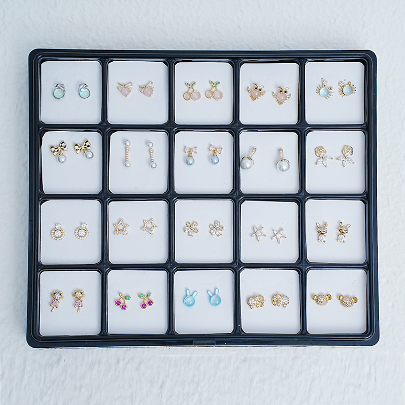 Earring in packing box wholesale BE011-5X4