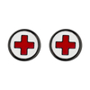 DIY Red cross Studs in stock E0045-2