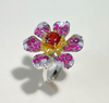 Multi-color Stone Flower Ring RTB123