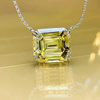 Yellow Stone Pendant Necklace NTB019