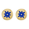DIY Blue Star Studs in stock E0043