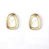 Shell Decorated Gold Plated Earrigns Low MOQ