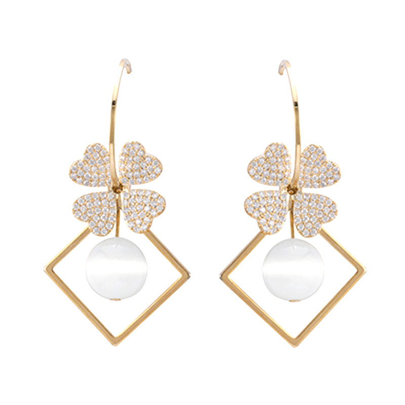 In-shock Semi-precious Stone Series Earrings $3.8-$4.3