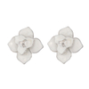 In-stock Enamel Mixes Shell Rose Earrings