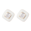 In-stock enamel CZ Earrings