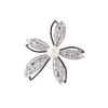 Floral Brooch Pearl Decorated $7.0-7.5