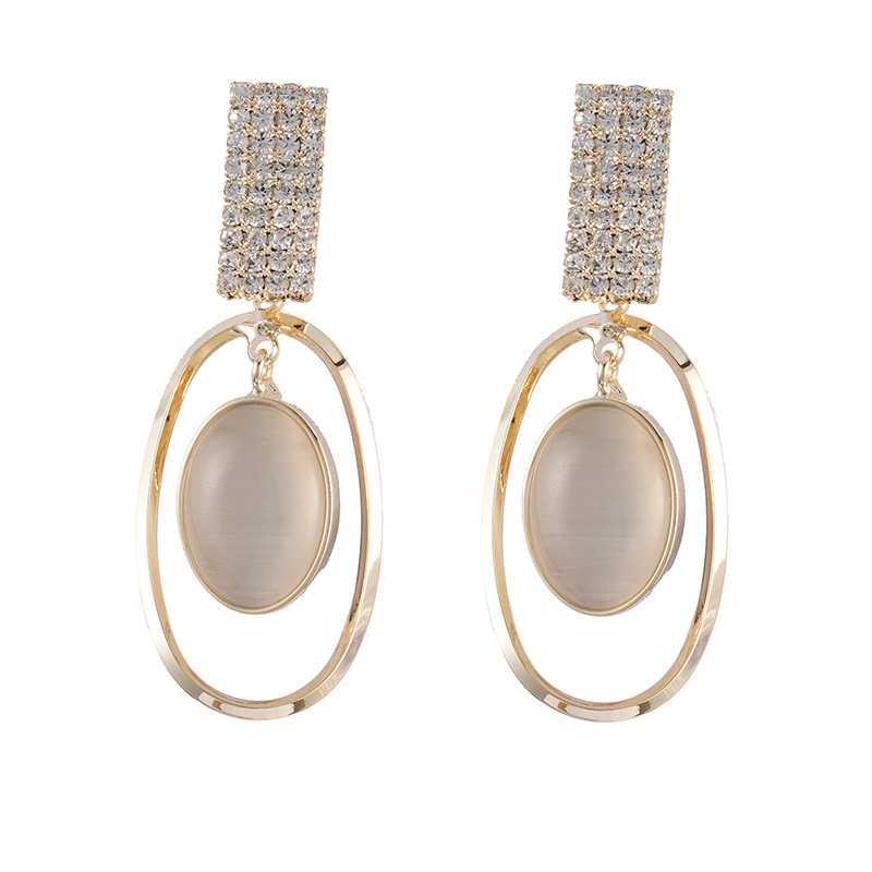 Semi-precious Stone Series Earrings $1.2-$1.7