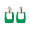In-stock Fresh Green Enamel Earrings