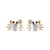 In-stock crab cubic zirconia earring