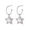 Star Drop Earrings 2 Plated Colors $1.93-2.33