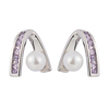 Purple Cubic Zirconia Studs $1.88-2.38
