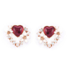 In-stock heart Cz Earrings
