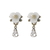  In-stock Flowers Cz Earrings