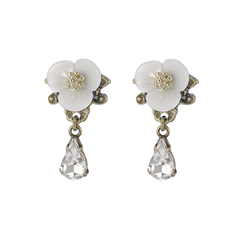  In-stock Flowers Cz Earrings