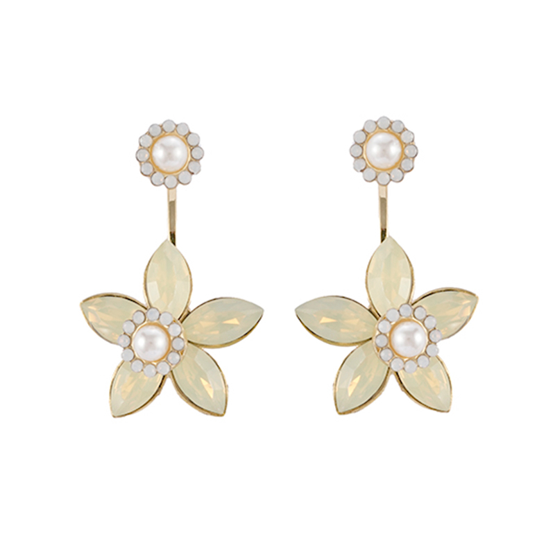  In-stock Flowers Cz Earrings