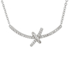 Elegant Style Cz Charm Necklace